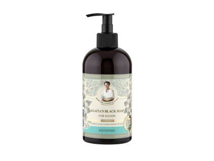 Săpun negru emolient pentru mâini - 500 ml - Babička Agafia