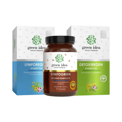 Set avantajos Detox & Limfă Green idea