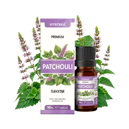 Ulei esențial de patchouli 100% - 10 ml - Vitateka