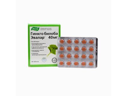 Ginkgo Biloba - Evalar - 40mg