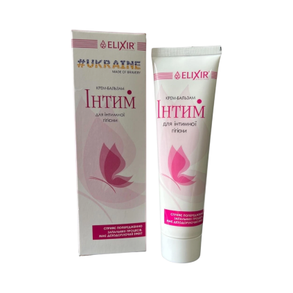 Cremă lubrifiantă + balsam pentru igiena intimă - Elixir - 75 ml