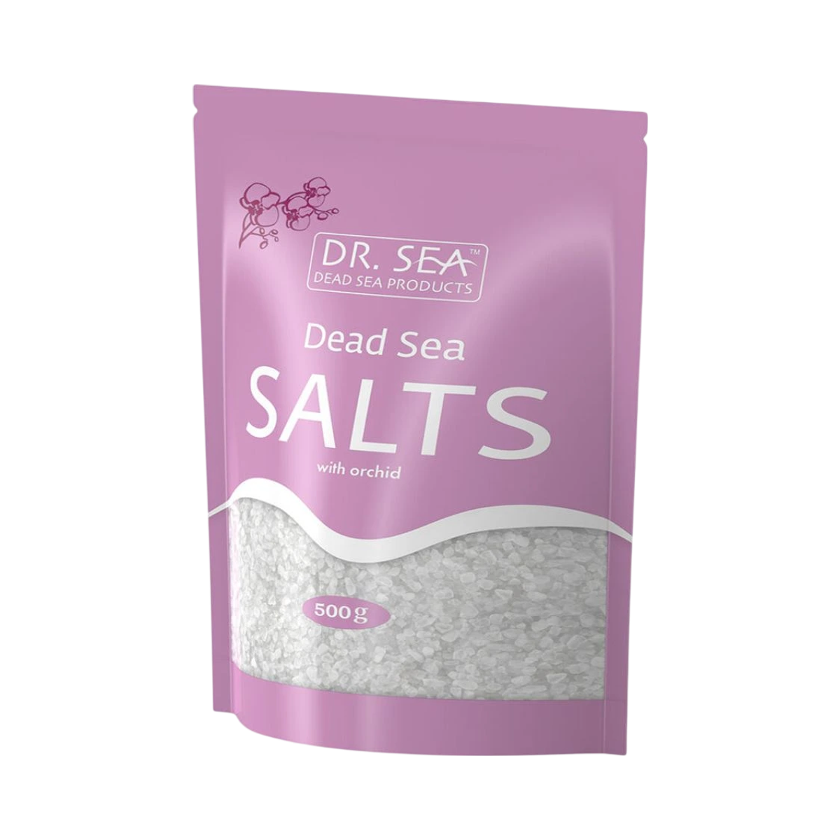 Sare de la Marea Moartă cu extract de orhidee - 500 g - Dr. Sea