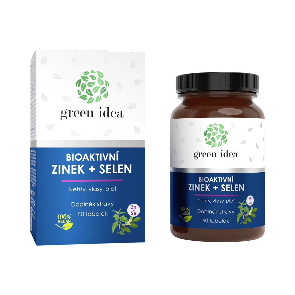 Zinc bioactiv + seleniu - 60 capsule - Green idea