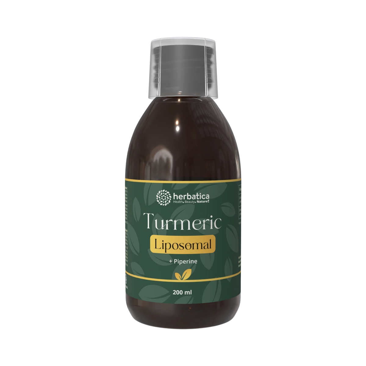 Extract lipozomal de Curcuma + Piperină - 200 ml - Herbatica