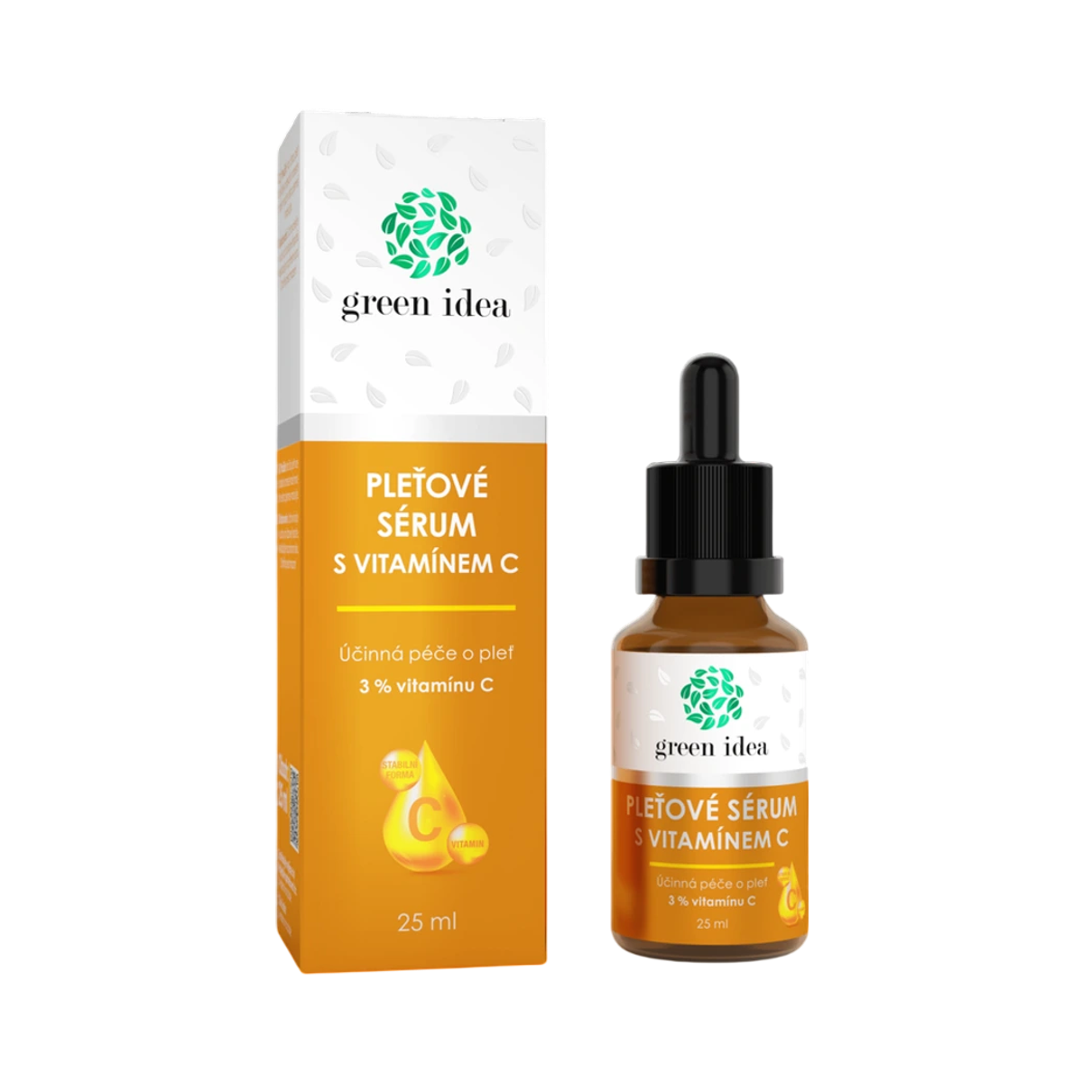 Ser facial cu vitamina C – 25 ml – Green idea