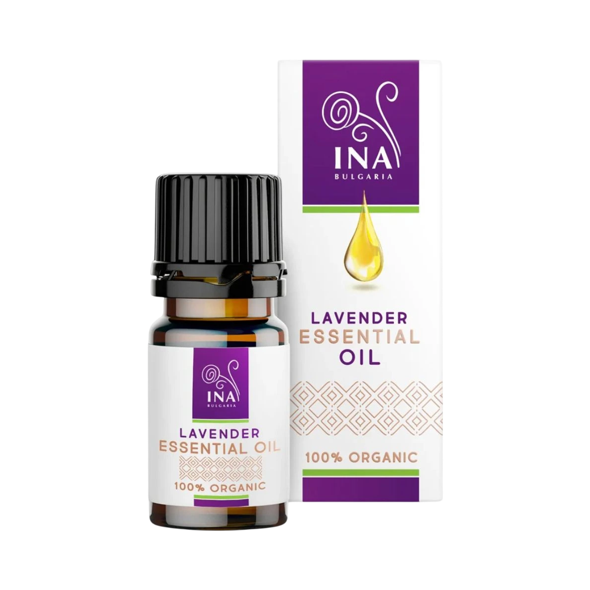 Ulei esențial organic de lavandă - 10 ml - INA Essentials