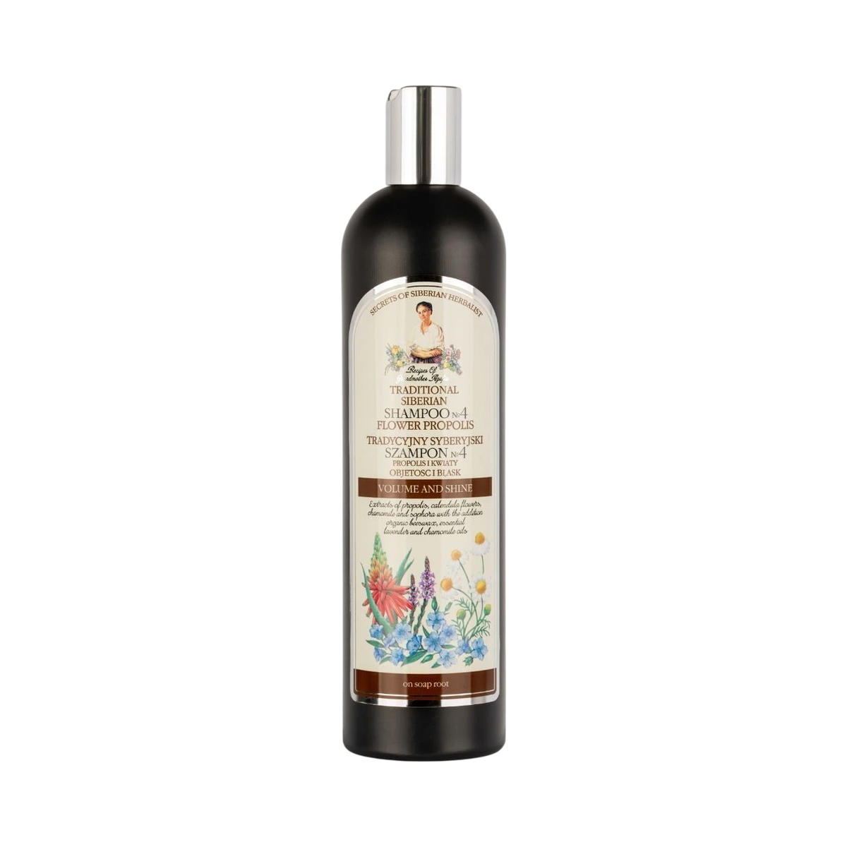 Șampon pentru păr №4 – propolis floral - 550 ml - Babička Agafia