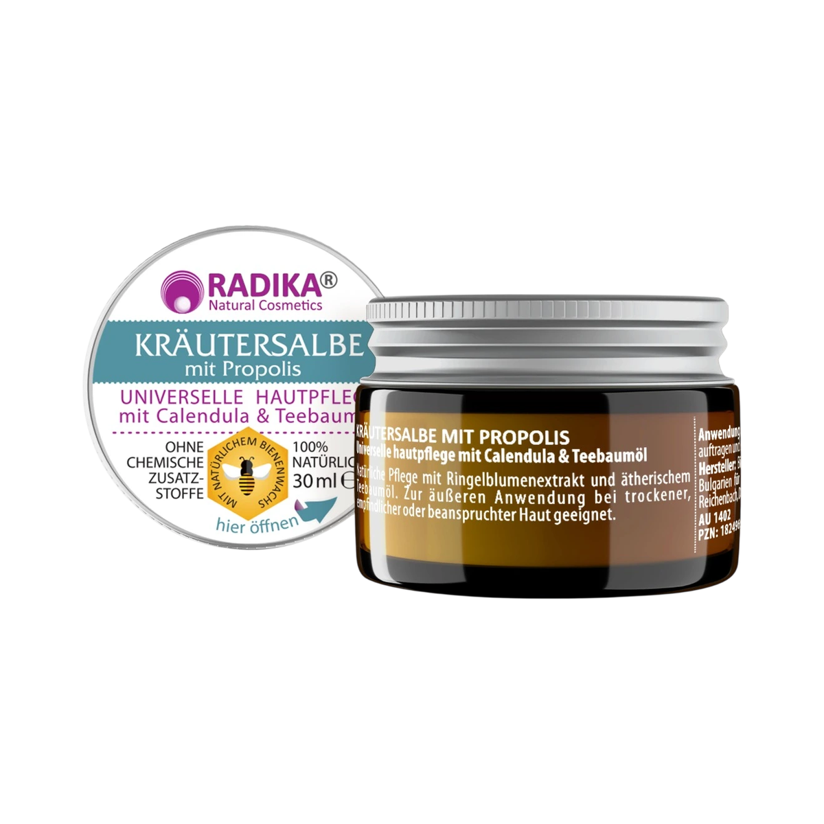 Unguent universal din plante cu propolis - 30 ml - Bioherba