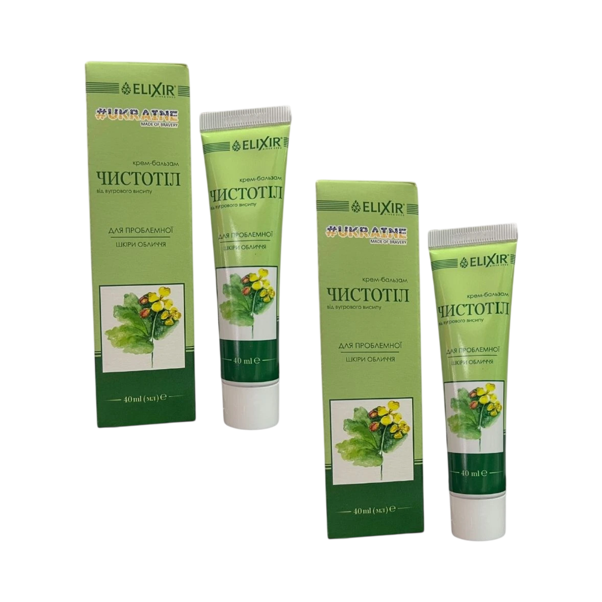 Set promoțional: 2x Balsam-cremă „Extract de rostopască” - Elixir - 40 ml