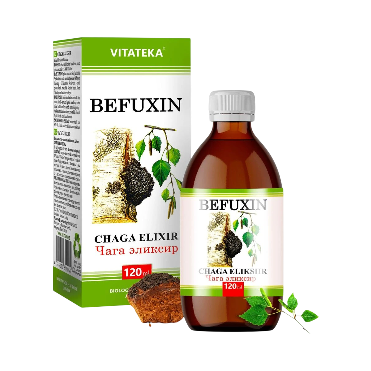 Befuxin - extract de chaga - 120 ml - Vitateka