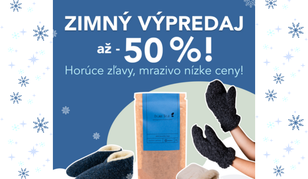 Teploty stúpajú, ale naše ceny klesajú: Zimné zľavy - 50 %