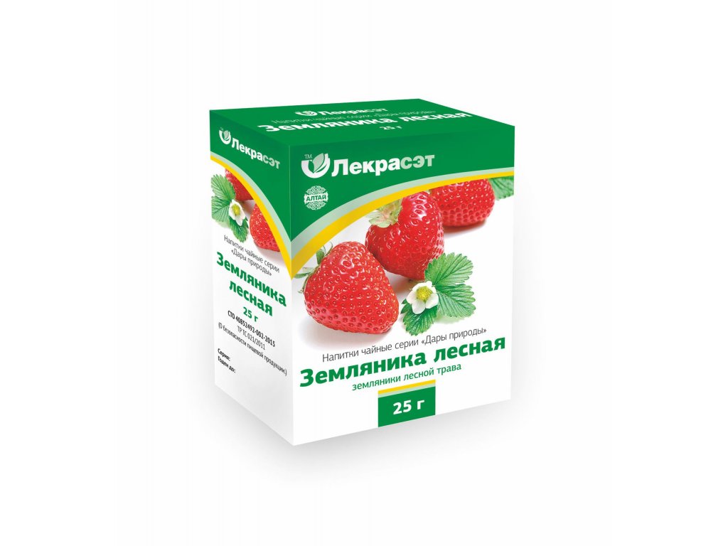 Čaj Jahoda lesná - Lekraset - 25 g