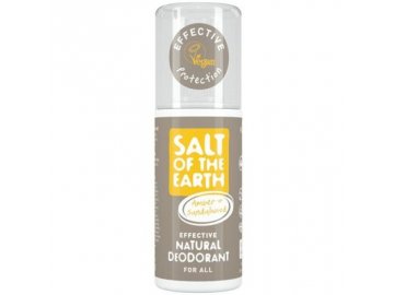 Prírodný kryštálový deodorant v spreji - jantár, santalové drevo - Salt of the Earth - 100 ml