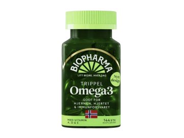 Trippel Omega 3 Biopharma 144 kapsúl