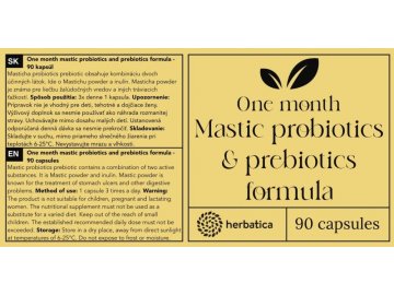 Masticha PROBIOTICS & PREBIOTICS pre lepšie trávenie - Herbatica