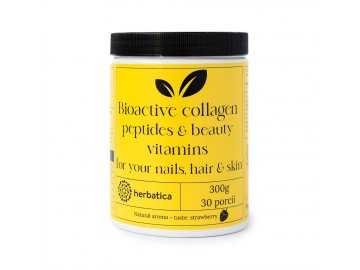 Bioaktívny kolagén s peptidmi a vitamínmi pre krásu, nechty, vlasy a pokožku - Herbatica