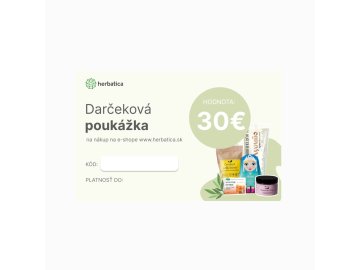 Darčeková poukážka Herbatica v hodnote 30€