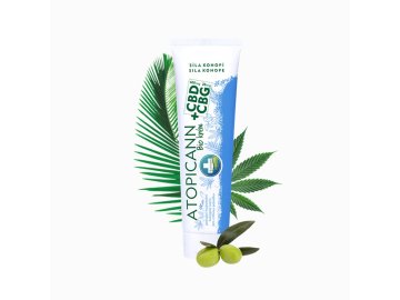 CBD + CBG BIO konopný krém na atopický ekzém a psoriázu