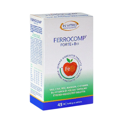 Ferrocomp forte + B12, 45 tabliet InVitro