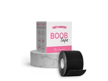 boob tape black