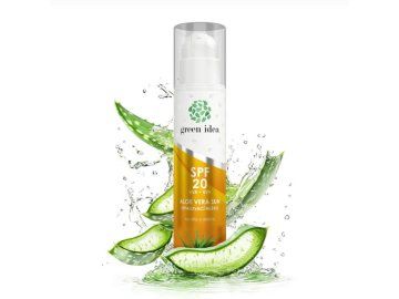 Aloe vera opaľovacie mlieko SPF 20 200 ml Green idea