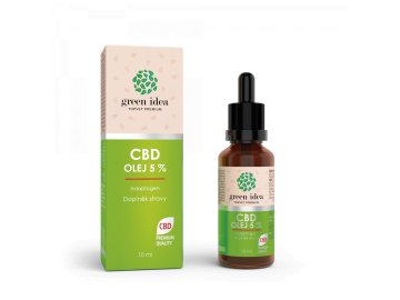 CBD olej 5 % 10 ml - Green idea