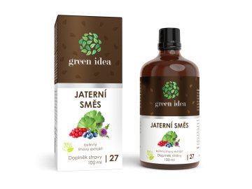 Jaterná zmes (kvapky HEPAMIX) tinktúra - kvapky 100 ml - Green idea