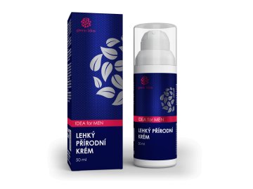 IDEA for MEN - Lehký přírodní krém pro muže 50 ml - Green idea