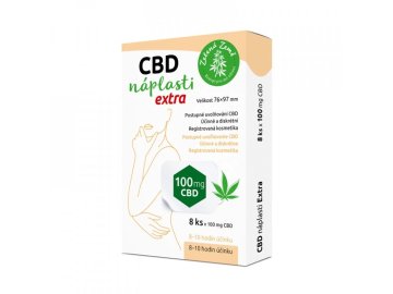 cbd naplasti na bolest chrbta, klbov extra velke 8 ks