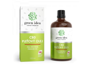 CBD pleťový olej 100 ml - Green idea