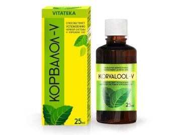 Corvalol-V – bylinné kvapky – 25 ml – Vitateka