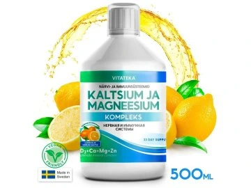 Komplex vápnika a horčíka – 500 ml – Vitateka
