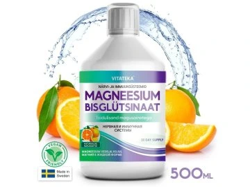Magnézium bisglycinát – tekutá forma – 500 ml – Vitateka