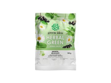 Herbal green – bylinné cukríky 100 g – Green idea