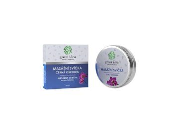 Masážna sviečka – čierna orchidea 30 ml – Green idea