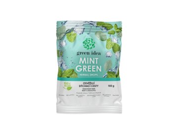 Mint green – bylinné cukríky 100 g – Green idea