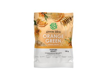 Orange green – bylinné cukríky 100 g – Green idea