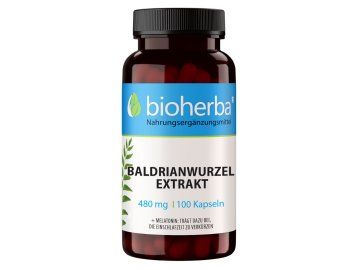 Extrakt z koreňa valeriány 480 mg 100 kapsúl