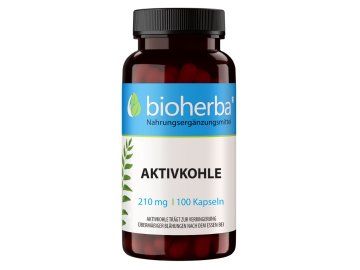 Aktívne uhlie 210 mg 100 kapsúl