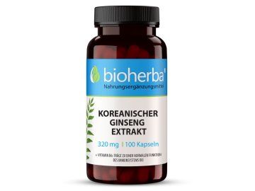 Kórejský ginseng extrakt 320 mg 100 kapsúl