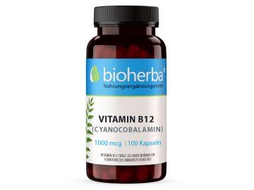 Vitamín B12 (Cyanokobalamín) 1000 mcg 100 kapsúl