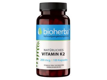 Prírodný vitamín K2 200 mcg 100 kapsúl