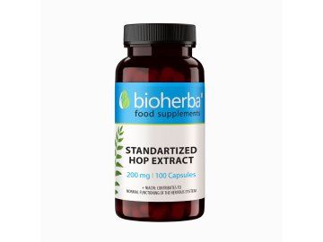 Chmeľ extrakt 200 mg – 100 kapsúl – Bioherba