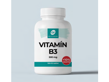 Vitamín B3 500 mg 110 tabliet Dr. Fleming
