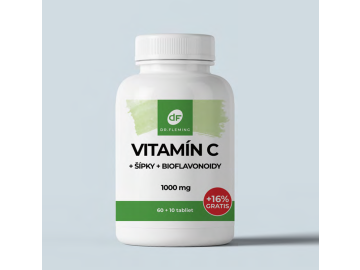Vitamín C 1000mg + Šípky + Bioflavonoidy 70 tabliet Dr. Fleming