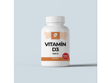 Vitamín D3 1000IU - 365 tabliet - Dr. Fleming