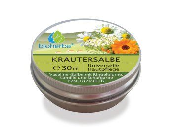 Bylinná masť s nechtíkom, harmančekom a rebríčkom - 30 ml - Bioherba