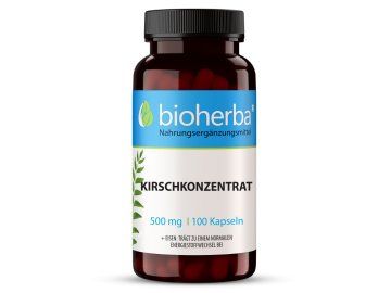 Čerešňový koncentrát 500 mg - 100 kapsúl - Bioherba