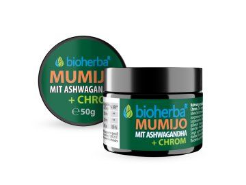 Mumio extrakt Shilajit s Ashwagandhou - 50 g - Bioherba