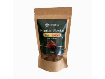 100% Prémiová čaga sibírska drť 100g Herbatica